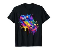 Dripping Skateboard Skateboarding Skateboarder Men Boys Kids T-Shirt