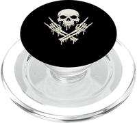 Dripping Skull Crossbones Skeleton Jolly Roger Flag Pirates PopSockets PopGrip for MagSafe