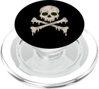 Dripping Skull Crossbones Skeleton Jolly Roger Flag Pirates PopSockets PopGrip for MagSafe