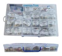 Dripping Tap - Cartridge Omni Box - Tap Cartridge Disc Kit, Ultimate Valve Repair Box with Most Popular Ceramic Tap Cartridges, Multi-Size Replacement Valves Compatible with Kitchen & Bathroom Mixer