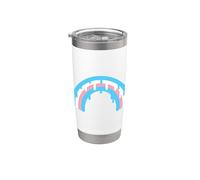 Dripping Transgender Rainbow Trans Pride Stainless Steel Insulated Tumbler