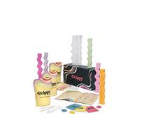Drippy Home Candle Making Kit for Beginners, Candle Making for Adults. Includes: Eco Soy Wax, Candle Moulds, Colour Pigments, Wicks, Gift - Wavey & Zig Zag Kit