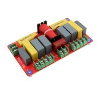 DriSentri 250W 5 Way 2 Treble & 2 Midrange & Bass Crossover Speakers Filter Frequency Divider, 4-8Ω Audio Speaker Crossover
