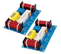 DriSentri 2pcs 120W Speaker 3 Way Audio Frequency Divider Loudspeaker 3 Unit Crossover Filters for Speakers