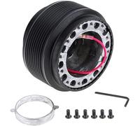 DriSentri Steering Wheel Hub Adapter, Aluminum & Plastic Car Quick Release Steering Wheel Boss Kit Racing Hub Adapter with 6 Bolts fit for TOYOTA