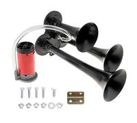 DriSentri Train Horn for Truck, 12V 115dB Super Loud Train Horn for Truck, Triple Trumpet Air Horns with Compressor for Vehicles Trucks Motorcycle Pickup Trains Cars Boats