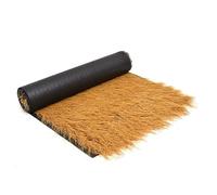 DRISSA Artificial Thatch Straw Roof, Synthetic Thatch Roof, Synthetic Palm Hay Bales Material DIY Crafts, For Houses,Seaside Pavilions,Hawaiian(Size:1.64x16.4ft(0.5x5m))