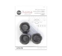 Dritz 1-Inch Inner Diameter Plastic Curtain Grommets, Pack of 8, Bronze
