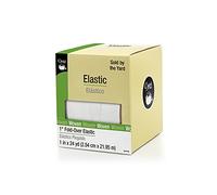 Dritz 1 x 24 yd Fold Over Elastic, White