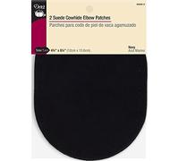 Dritz 55230-3 Suede Elbow Patches, Navy, 4-3/4 x 6-1/2-Inch (2-Count)