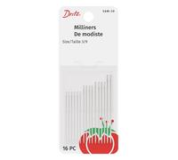 Dritz 56M-39 Milliners Hand Needles, Size 3/9 (16-Count)