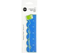 Dritz 6", Thread Spool Wooden Ruler, Multicolor