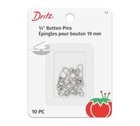 Dritz 73 Button Pins, Size 00 (10-Count)