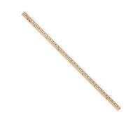 Dritz 742 36-Inch Wooden Thick Yardstick with Metal Ends