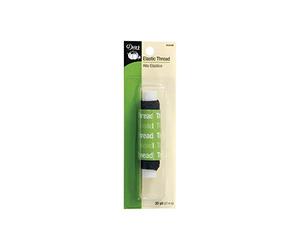 Dritz 9345B Elastic Sewing Thread, Black, 30-Yard
