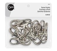 Dritz Bag & Tote Accessories, Metal, Nickel, 12ct