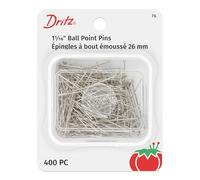 Dritz Ball Point Pins, Nickel, 1-1/16-inch