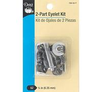 Dritz Eyelet Kit, Gunmetal, 1/4-Inch