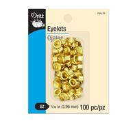 Dritz Eyelets, Brass, 5/32-Inch
