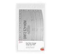 Dritz Ezy-Hem Gauge-5 x 9, Nickel with Black Printing, 1 Pack