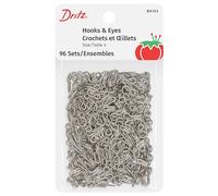 Dritz Fasteners, Nickel, Size 3, 96 Sets