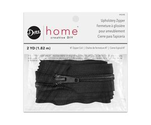 Dritz Home 44248 Nylon Upholstery Zipper, 72-Inch, Black
