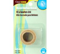 Dritz Home 9043 Waxed Button Thread, 20-Yards,Natural