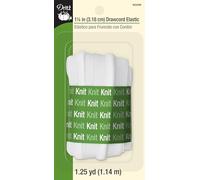 Dritz Knit Elastic, White, 1-1/4-Inch