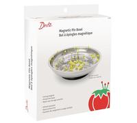 Dritz Longarm Magnetic Pin Bowl, Silver