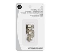 Dritz, Nickel, No-Sew Hook & Eye Closures