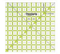 Omnigrid Omnigrip Non-Slip Quilter's Ruler-10-1/2 x 10-1/2 inch, Original Version, 10-½" x 10-½"