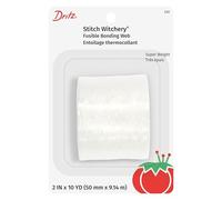 Dritz Polyamide Stitch Witchery Fusible Bonding Web Super Weight-2-inch x 10yd,White