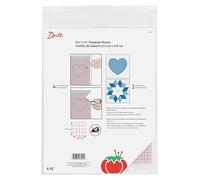 Dritz Quilting Non-Slip Vinyl Template Sheets-8-1/2-inch x 11-inch 6/Pkg