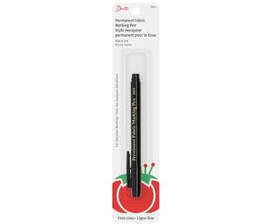 Dritz Quilting Permanent Fabric Pen-Fine-Black