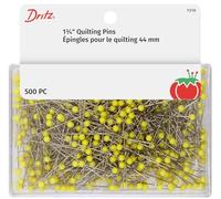 Dritz Quilting Pins-Size 28 500/Pkg, Yellow, 1-3/4-Inch