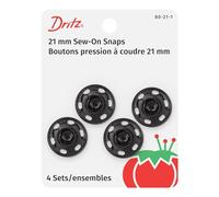 Dritz(R Sew-On Snaps - Black