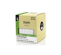 Dritz Ribbed Non-Roll Elastic 1/2 x 30yd, White, Synthetic Rubber, Pack Of 1
