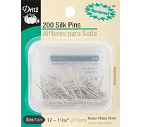 Dritz Silk Pins, Nickel-Plated Brass, 1-1/16-inch