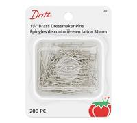 Dritz Straight Pins, Brass, 1-1/4-Inch