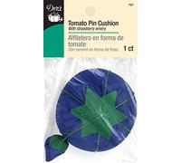 Dritz Tomato Strawberry Emery, Pin Cushion, Bright Blue