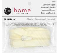 Dritz Upholstery Zipper, Polyester,Nylon, Cream, 76.2 cm