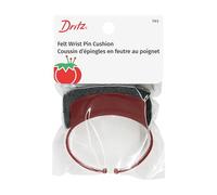 Dritz Wrist Felt Adjustable Strap, Red, One Size Fits All, 1 Count Pin Cushion
