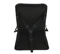 Drive a luggage seat for children, adjustable foldable suitcase seats, lightweight suitcase seat, black luggage seat with safety belt for long and short journeys, simply install the easy