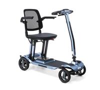 Drive AeroMg Ultralight Folding Travel Mobility Scooter, 14.5kg Carry Weight, Fast Charging, Keyless Start, LCD Display, 3 Colours (Cobalt)