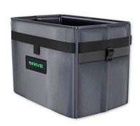 Drive Auto Products Car Bin - Medium Rubbish Binsfor Stowing and Tidying w/DisposableLiners and Adjustable Black Strap - Car Accessories