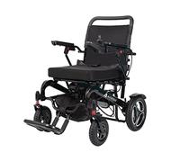Drive AutoFold Powerchair Folding Chair with Remote Control Function and Padded Backrest Fold Up Electric Wheelchair with Shock Absorbing Suspension and Stylish Design for Convenient Transport, Black