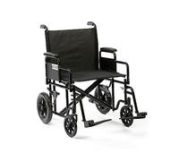 Drive Devilbiss Bariatric / Heavy Duty Steel Transport Chair, 22 Inch Seat Width