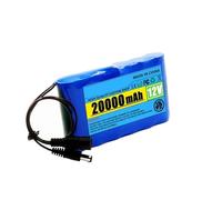 Drive Battery Portable Super 12V 20000mah Battery Rechargeable Lithium Ion Battery Pack Capacity DC 12.6v 20Ah CCTV Cam Monitor + Charger(2x30AhBattry 1x1A)