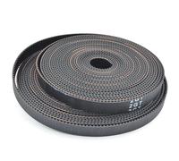 Drive Belt Clutch GT 2M 2GT Open Ended Synchronous Timing Belt Width 3/6/9/10/15mm Rubber Samll Backlash 3D Printer(9Meters,6mm-(EPDM-Black))