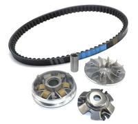 Drive Belt For GY6 125 150cc Scooter Moped ATV GO KART Motorcycle FAN Clutch Variator Weight Rollers Variator Fan Drive Belt 743 832 20 30 Transfer Belt(743 kit)